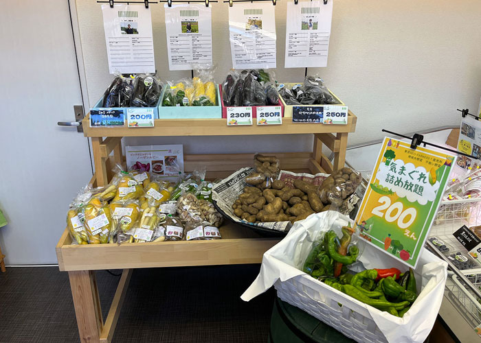「東京NEO-FARMERS!」農産物直売所_店内イメージ