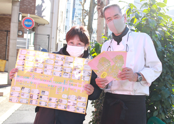 西荻北銀座商友会_『西荻北銀座商友会』会長の樋代さんと副会長の松岡さん