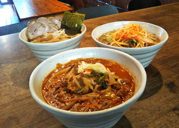 デスペラード_ラーメン3種