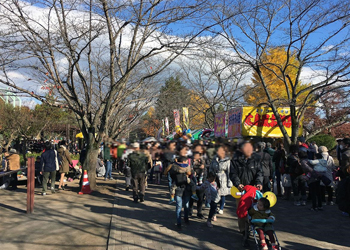2019年の「いちょう祭り」の様子