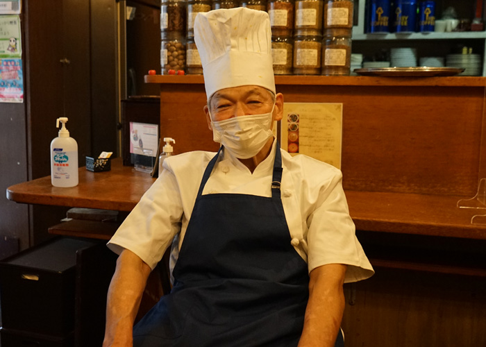 欧風カレー＆シチュー専門店 トマト_店主の清さん