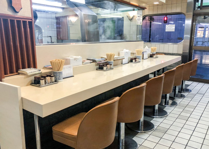 永福町 大勝軒_カウンター